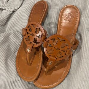 Tory Burch Tan Leather Sandals